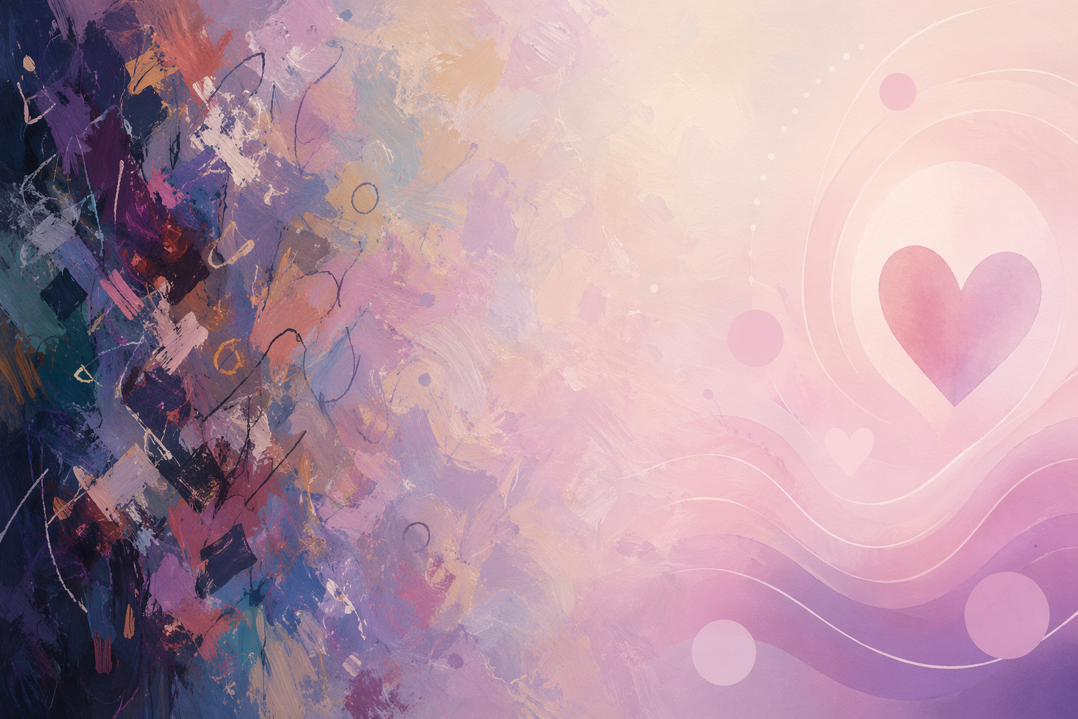 Abstract image representing healing for trauma and PTSD